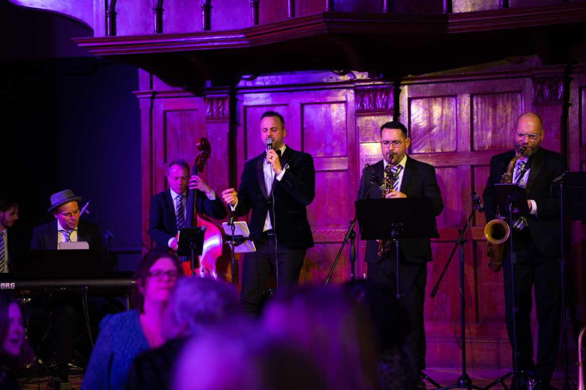 Kennedy Swing Band performing